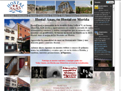 Web del Hostal Anas, Hostal en Merida